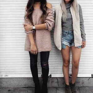 WILFRED Multicolour Chapais Puff Sleeve Sweater